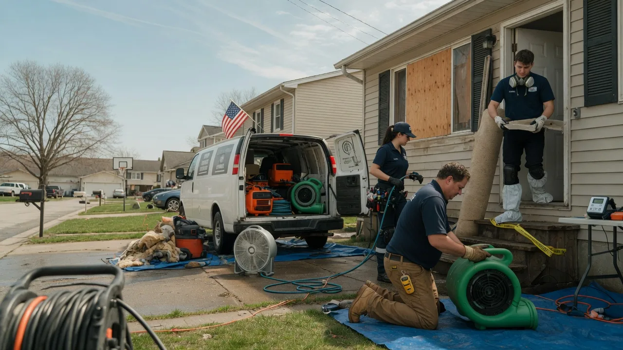 Water Damage Restoration in Purmela, TX near me